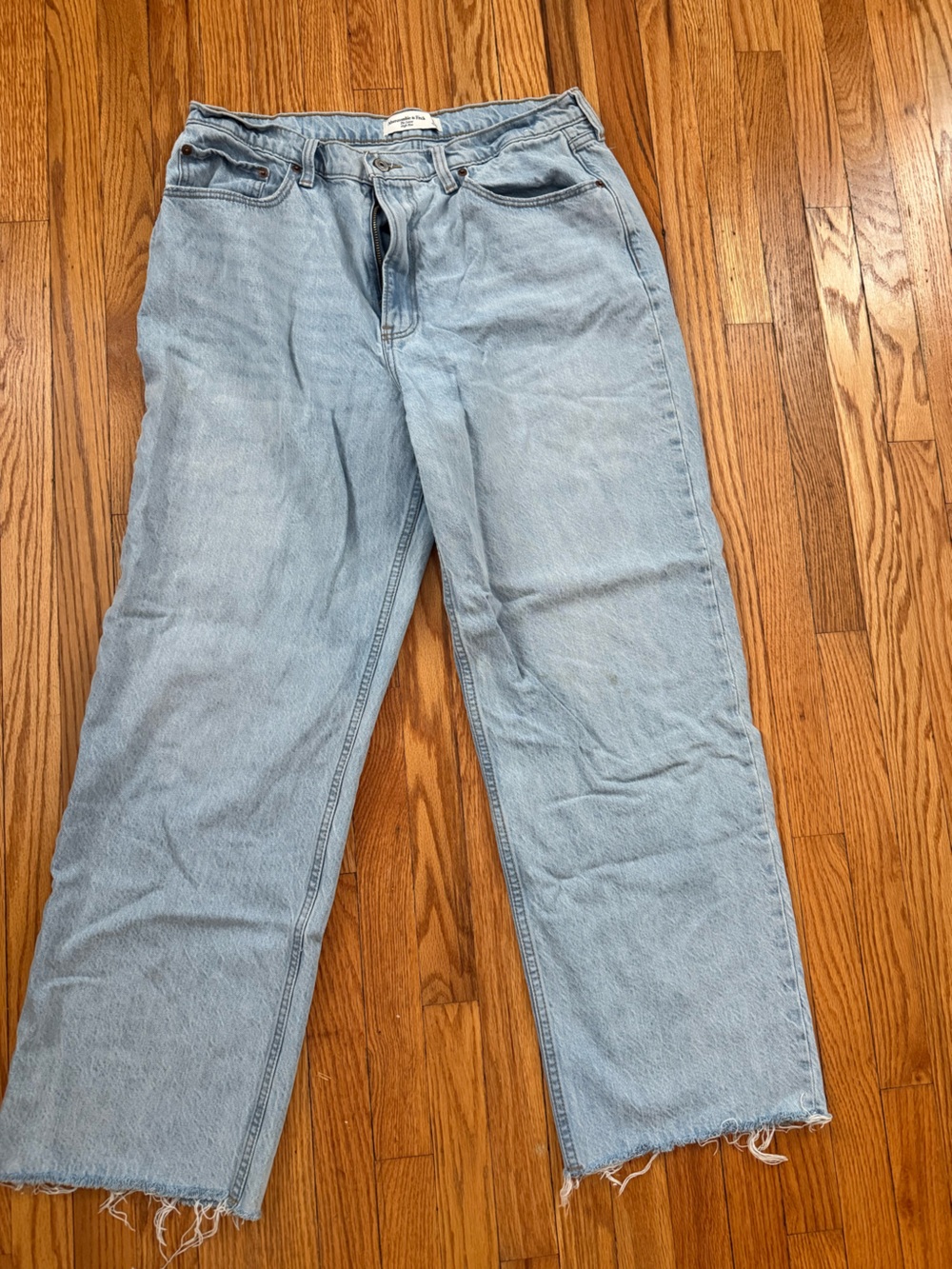 Abercrombie & Fitch Light Blue Straight Jeans